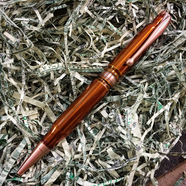 308 Transparent Copper Powder Coated Pen