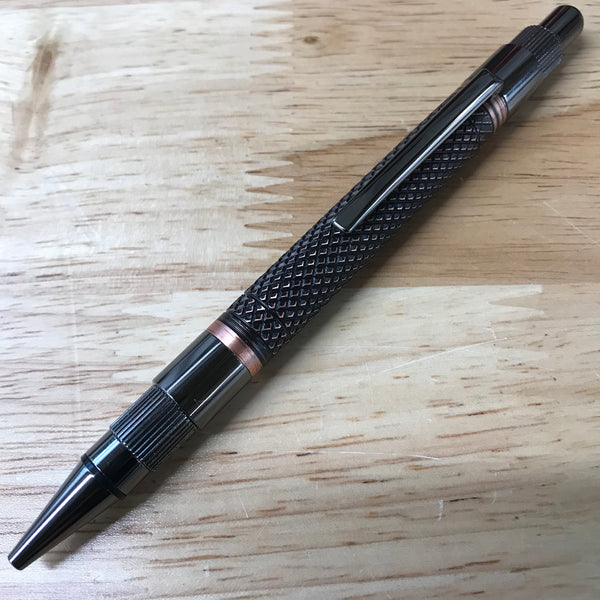 Copper knurl carpenter pencil