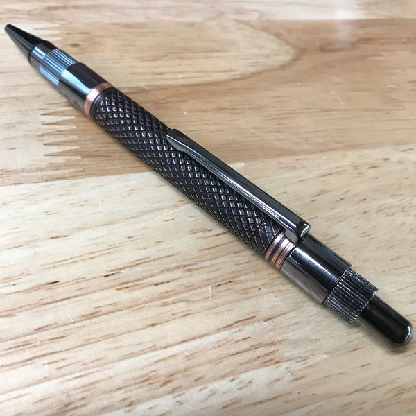 Copper knurl carpenter pencil